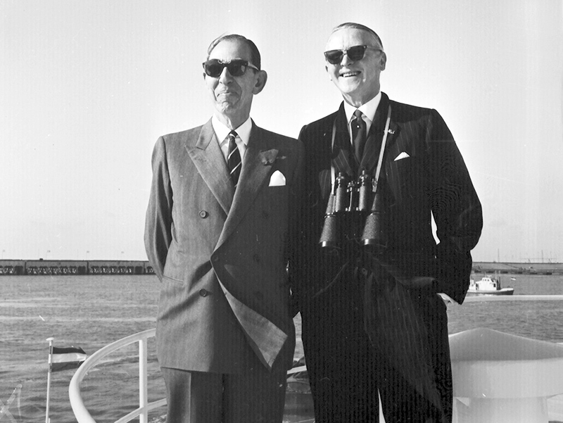 C.d.K C.L.W. Fock en zijn Friese collega H.P. Linthorst Homan